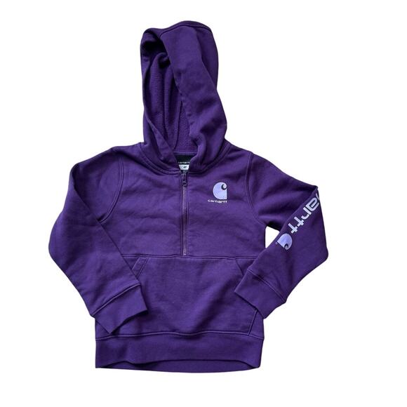 CARHARTT GIRLS, size 4, Sweatshirt/pullover, Purple hoodie - Picture 1 of 11
